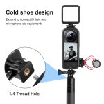 Für Insta360 X3 PULUZ Cold Shoe PC-Kunststoff-Schutzrahmen mit Adapterhalterung und Schraube, PC Frame – Bild 3