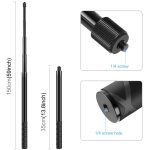 PULUZ 150 cm Metall-Selfie-Stick-Einbeinstativ für Insta360 One RS / X2 / X3 / X4 – Bild 3