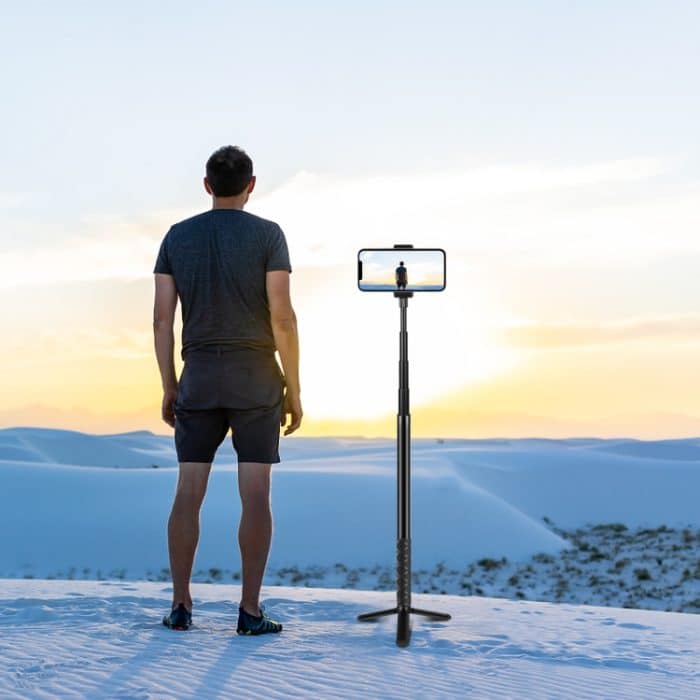 PULUZ 150 cm Metall-Selfie-Stick-Einbeinstativ für Insta360 One RS / X2 / X3 / X4 – Bild 6