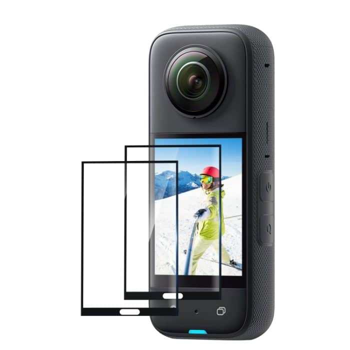 Für Insta360 X3 PULUZ 2 Stück gebogene HD-Bildschirmfolie, For Insta360 X3 – Bild 1