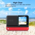 Für Insta360 One RS PULUZ 3-in-1-Bildschirm + 4K-Objektiv + Leica-Objektiv-Hartglasfolie, For Insta360 One RS – Bild 6