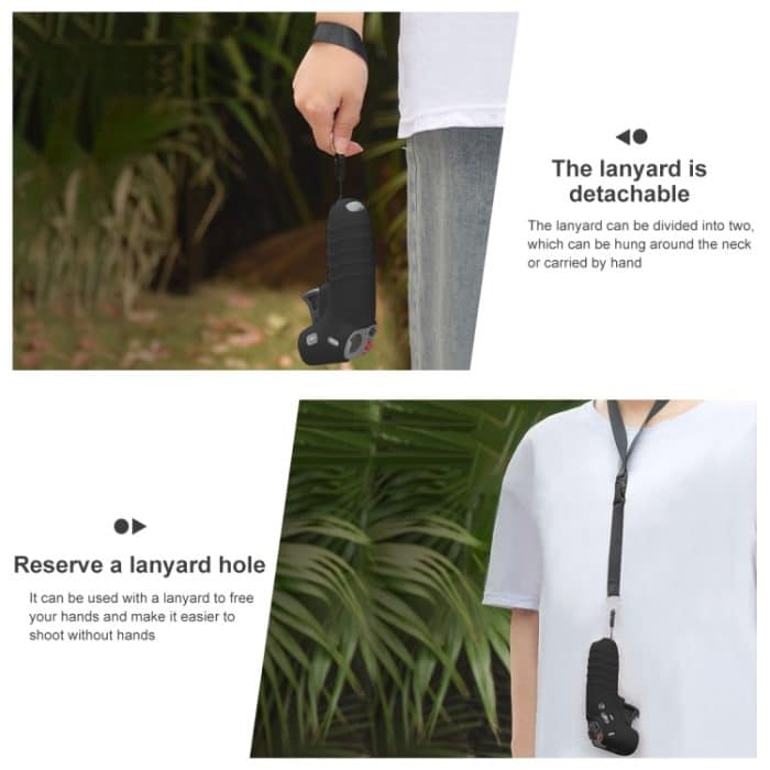 Für DJI RC Motion 2 / DJI Avata / FPV Rocker PULUZ Silikon-Schutzhülle mit Umhängeband, For DJI Avata / FPV Rocker with Neck Strap – Bild 6