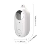 Für Insta360 GO 3 PULUZ Kamera Silikonhülle mit Objektivabdeckung, Silicone Case with Lens Cover (White), Silicone Case with Lens Cover (Black), Silicone Case with Lens Cover (Red) – Bild 3