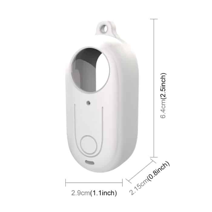 Für Insta360 GO 3 PULUZ Kamera Silikonhülle mit Objektivabdeckung, Silicone Case with Lens Cover (White), Silicone Case with Lens Cover (Black), Silicone Case with Lens Cover (Red) – Bild 3