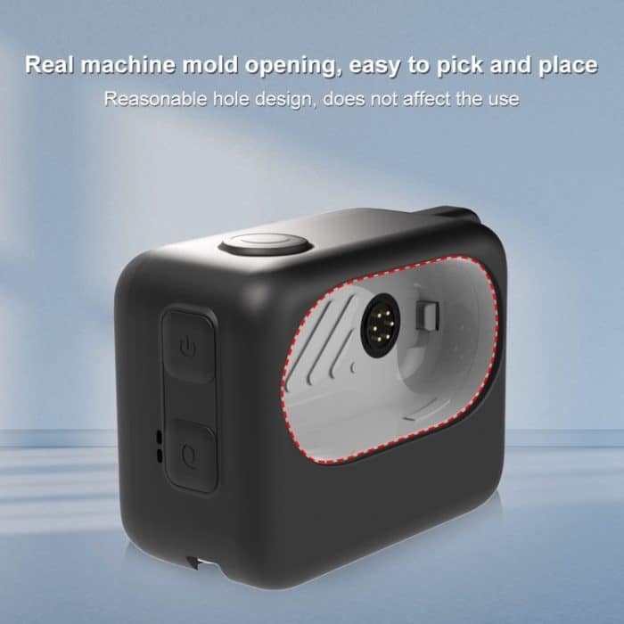 Für Insta360 GO 3 PULUZ Kamera Ladehülle Silikonhülle, Charging Case Case (Black), Charging Case Case (Red), Charging Case Case (White) – Bild 5