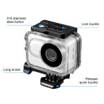 Für Insta360 GO 3 PULUZ 60 m wasserdichtes Unterwassergehäuse mit Basisadapter und Schraube, Waterproof Housing Case – Bild 4