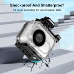 Für Insta360 GO 3 PULUZ 60 m wasserdichtes Unterwassergehäuse mit Basisadapter und Schraube, Waterproof Housing Case – Bild 6