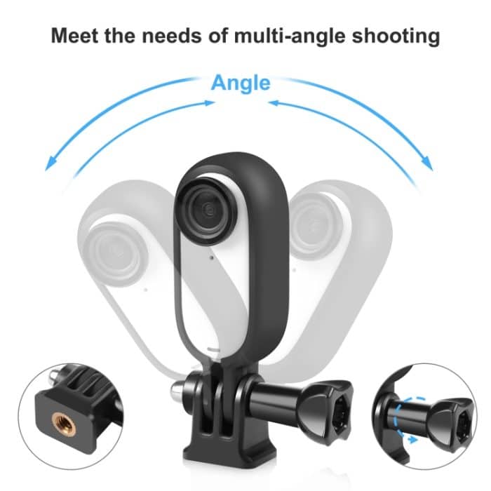 Für Insta360 GO 3 PULUZ Gehäuse Kunststoff-Schutzrahmenkäfig mit Schraube und Adapter, Protective Frame Cage with Screw & Adapte – Bild 4