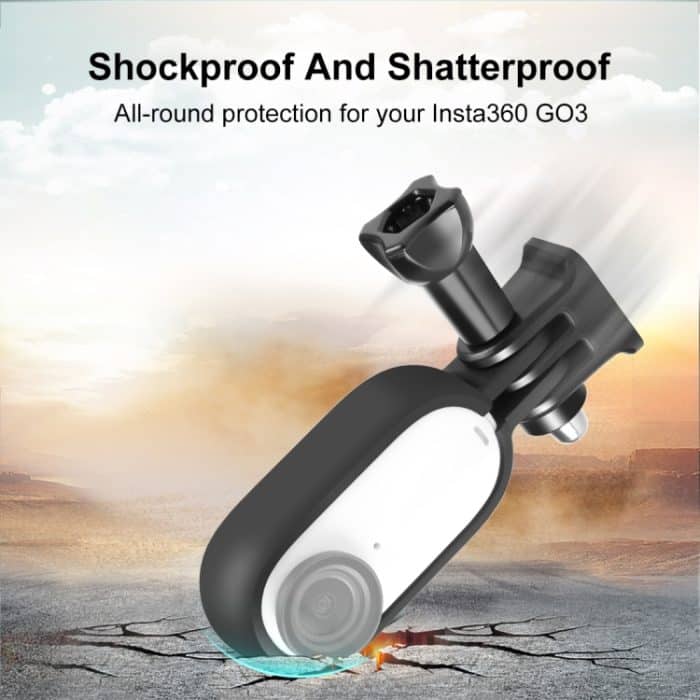 Für Insta360 GO 3 PULUZ Gehäuse Kunststoff-Schutzrahmenkäfig mit Schraube und Adapter, Protective Frame Cage with Screw & Adapte – Bild 6