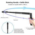 Für Insta360 X3 PULUZ Drehgriff Desktop Stativ 110 cm Selfie Stick Einbeinstativ, Desktop Tripod Stand 110cm Selfie Stick – Bild 7