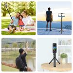 Für Insta360 X3 PULUZ Drehgriff Desktop Stativ 110 cm Selfie Stick Einbeinstativ, Desktop Tripod Stand 110cm Selfie Stick – Bild 9