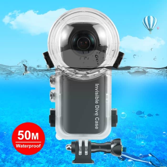 Für Insta360 X3 PULUZ 50 m wasserdichtes, versiegeltes Tauchgehäuse, Invisible Dive Case – Bild 1