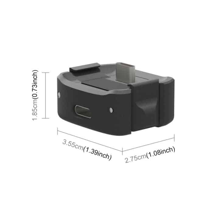 Für DJI OSMO Pocket 3 PULUZ USB-C / Typ-C Dock Desktop Ladestation Aluminiumlegierung Halterung, Desktop Charging Base – Bild 3