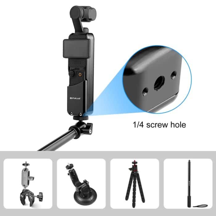 Für DJI OSMO Pocket 3 PULUZ Metallschutzrahmen Käfig Adapterhalterung – Bild 5