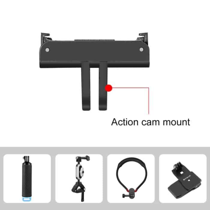 Für DJI Osmo Action 4/3 PULUZ Magnetische Schnellwechselbasis-Erweiterungshalterung, For DJI Osmo Action 4 / 3 – Bild 5