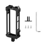 Für Insta360 X4 PULUZ Metallschutzkäfig Rig Gehäuserahmen mit Expand Cold Shoe Base & Stativadapter, Cold Shoe Metal Cage – Bild 10