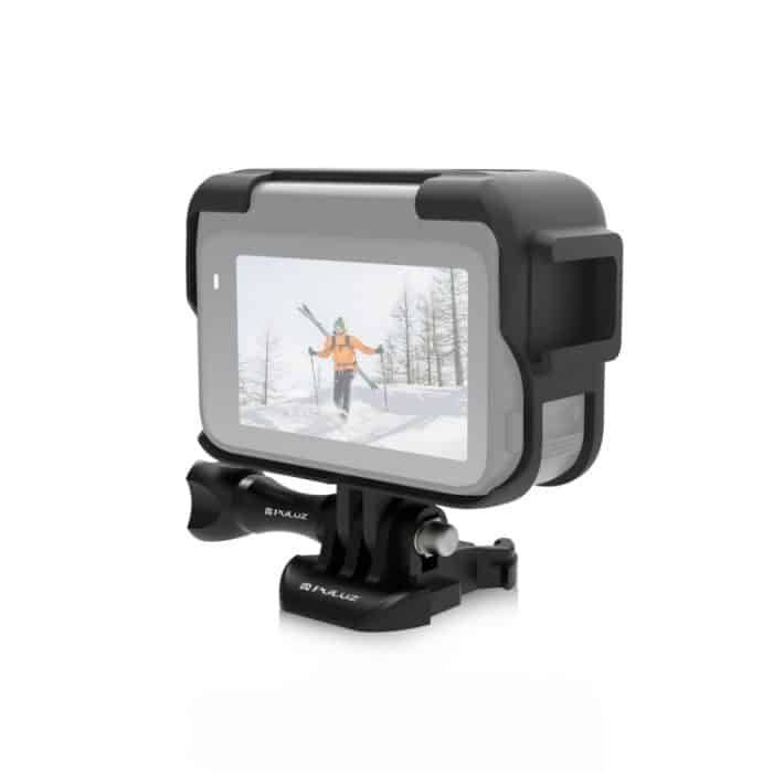 Für Insta360 Ace Pro PULUZ Kunststoffkäfig-Erweiterungsadapterrahmen mit Kaltschuhbasis, For Insta360 Ace Pro Plastic Cage – Bild 1