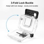 Für Insta360 Ace Pro PULUZ 60 m wasserdichtes Unterwassergehäuse mit Basisadapter und Schraube, For Insta360 Ace Pro  Underwater Case – Bild 5