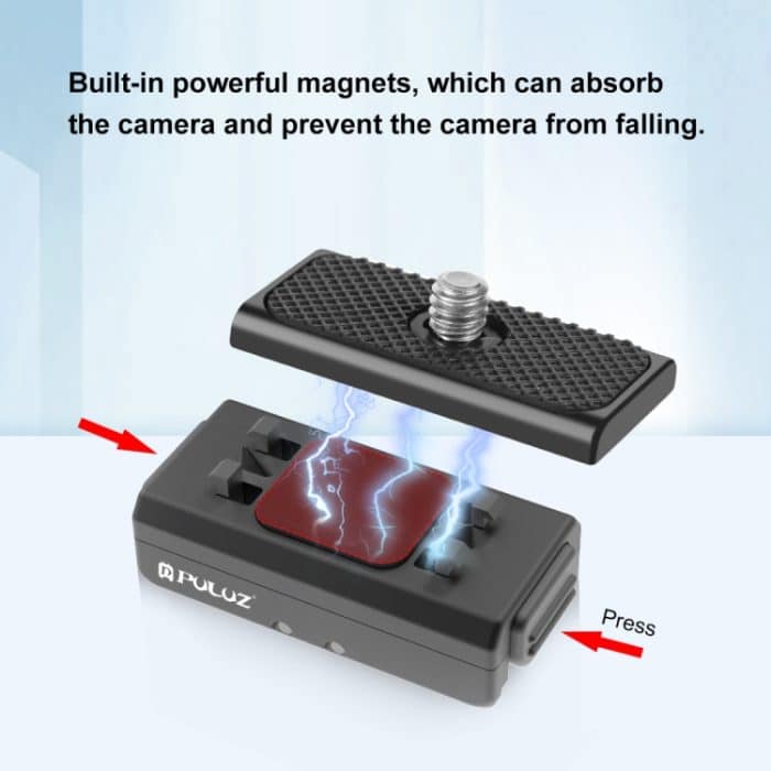 Für Insta360 Ace / Ace Pro PULUZ Magnetische Schnellwechsel-Basishalterung, For Insta360 Ace / Ace Pro – Bild 8