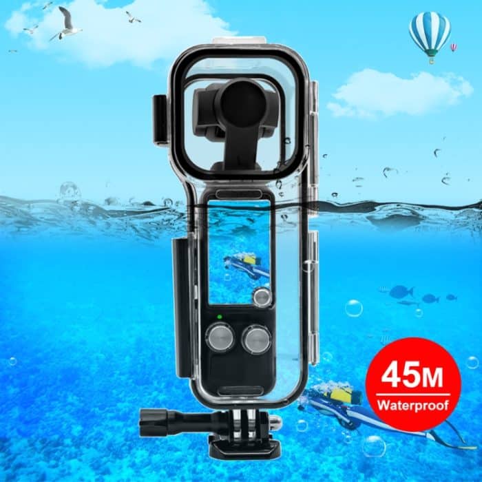Für DJI Osmo Pocket 3 PULUZ 45m Unterwasser wasserdichtes Gehäuse Tauchkoffer, Waterproof Case (Transparent) – Bild 1