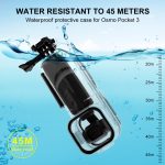Für DJI Osmo Pocket 3 PULUZ 45m Unterwasser wasserdichtes Gehäuse Tauchkoffer, Waterproof Case (Transparent) – Bild 7