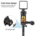 Für Insta360 X4 PULUZ Cold Shoe PC-Kunststoff-Schutzrahmen mit Adapterhalterung und Schraube, Cold Shoe PC Frame – Bild 5