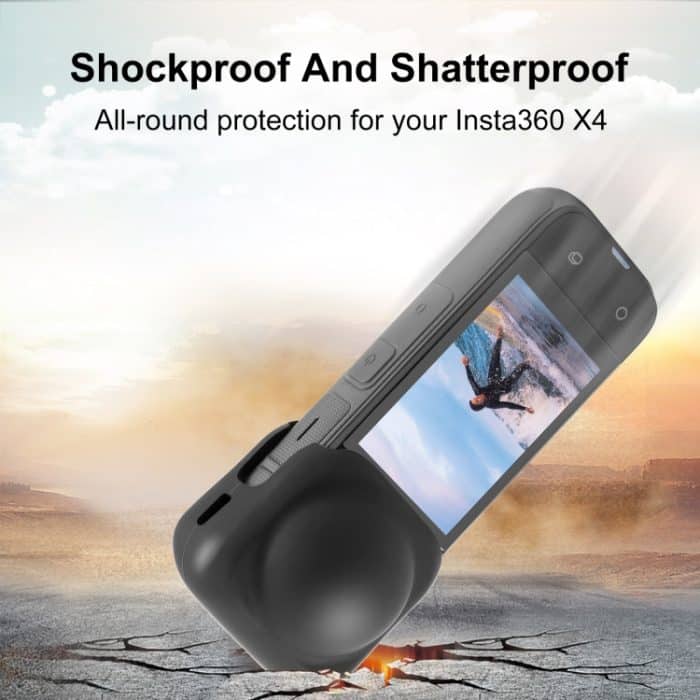 Für Insta360 X4 PULUZ Silikon-Schutzlinsenabdeckung, Lens Cover – Bild 5