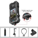 Für Insta360 X4 PULUZ Metallschutzkäfig Rig Gehäuserahmen mit Objektivabdeckung, Metal Protective Cage – Bild 6