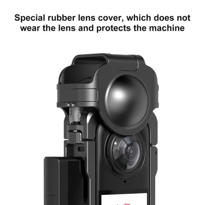 Für Insta360 X4 PULUZ Metallschutzkäfig Rig Gehäuserahmen mit Objektivabdeckung, Metal Protective Cage – Bild 8