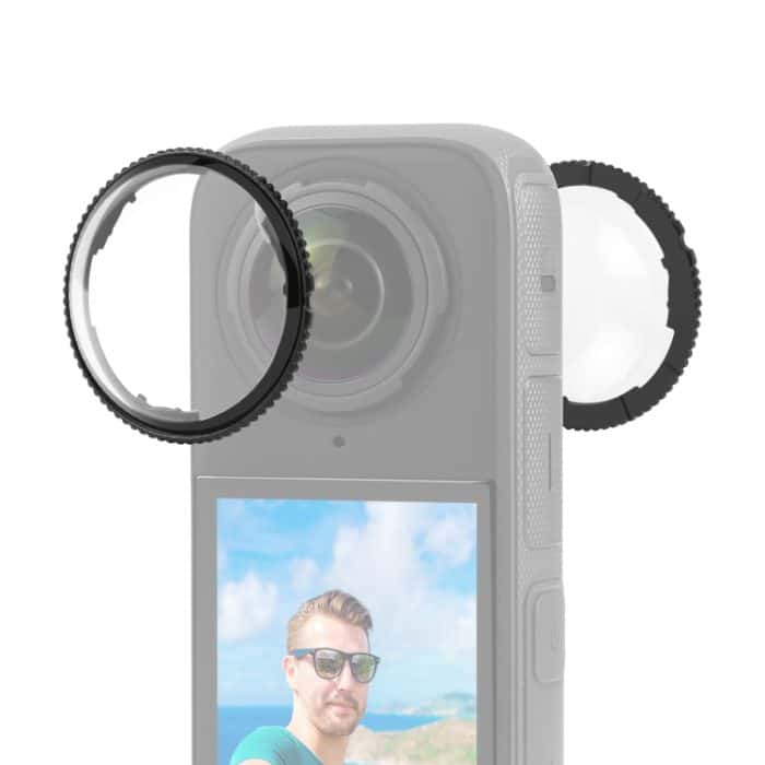 Für Insta360 X4 PULUZ Rotation Optisches Glas Linsenschutz Schutzhülle, Glass Lens Guard – Bild 1