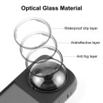 Für Insta360 X4 PULUZ Rotation Optisches Glas Linsenschutz Schutzhülle, Glass Lens Guard – Bild 4