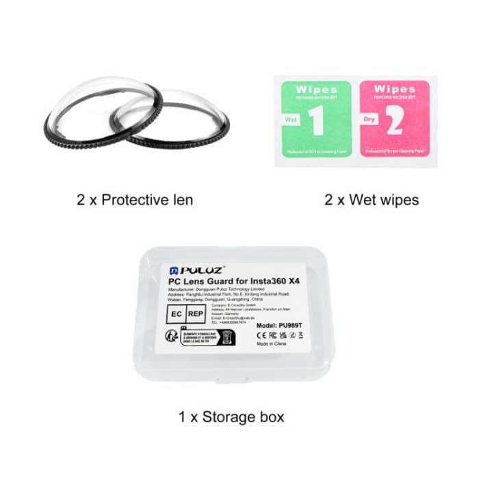Für Insta360 X4 PULUZ Rotation PC Lens Guard Schutzhülle, PC Lens Guard – Bild 8
