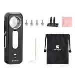 Für Insta360 X4 PULUZ Metall-Schutzkäfig-Rig-Gehäuserahmen mit Linsenschutz, Metal Housing Frame – Bild 10