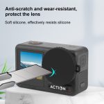 Für DJI Osmo Action 4 PULUZ Silikon-Objektivdeckel, Silicone Lens Cap – Bild 6