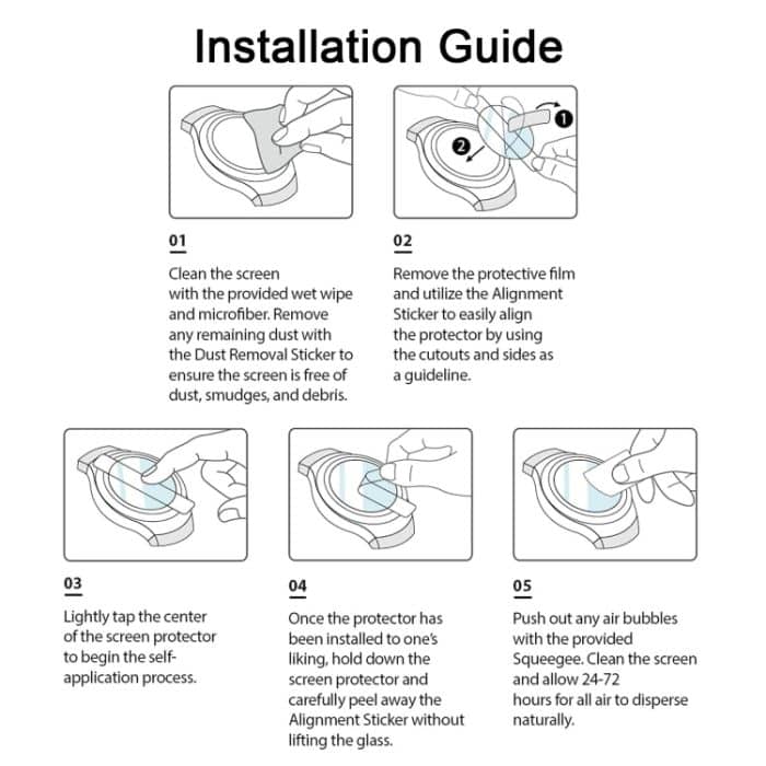 Für Apple-Uhr-Ausgabe 38mm 38mm Dial Durchmesser 9H + Oberflächenhärte 2.5D Explosionsgeschützte Ausgeglichenes Glas Film – Bild 7