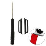 2 Stück für Apple Watch 42 mm Metallarmbandverbinder Metallschnalle mit Schraubendreher