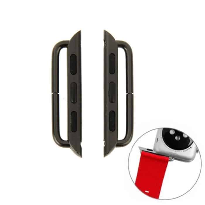 2 Stück für Apple Watch 42 mm Metallarmband-Anschluss, Metallschnalle – Bild 1