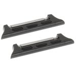 2 Stück für Apple Watch 42 mm Metallarmband-Anschluss, Metallschnalle, Black – Bild 3