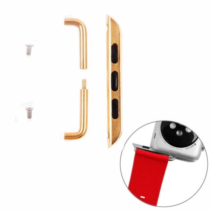 Für Apple Watch 38/40/41 mm Metallarmbandverbinder Metallschnalle, Paar
