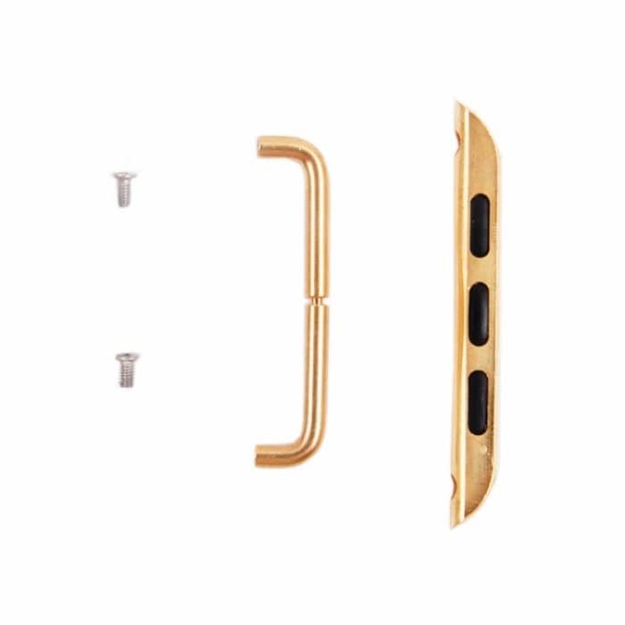 Für Apple Watch 38/40/41 mm Metallarmbandverbinder Metallschnalle, Paar – Bild 5