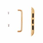 Für Apple Watch 42/44/45 mm Metallarmbandverbinder Metallschnalle, Paar – Bild 5
