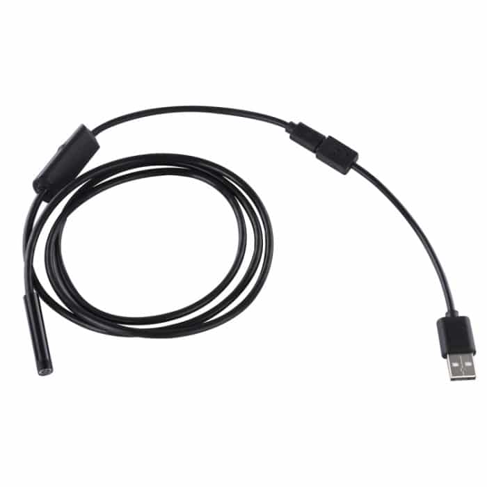 Wasserdichte Micro USB Endoskop Schlangenrohr Inspektionskamera mit 6 LED für OTG Android Phone, Länge: 1 m, Linsendurchmesser: 7 mm – Bild 2