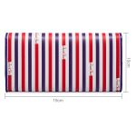 Just Star 3-fach Dreamlike Pattern Printing Long Wallet (Lila) – Bild 4