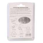 3-stelliges tragbares Mini-Zahlenschloss / Werkzeugmesser (Silber) – Bild 6