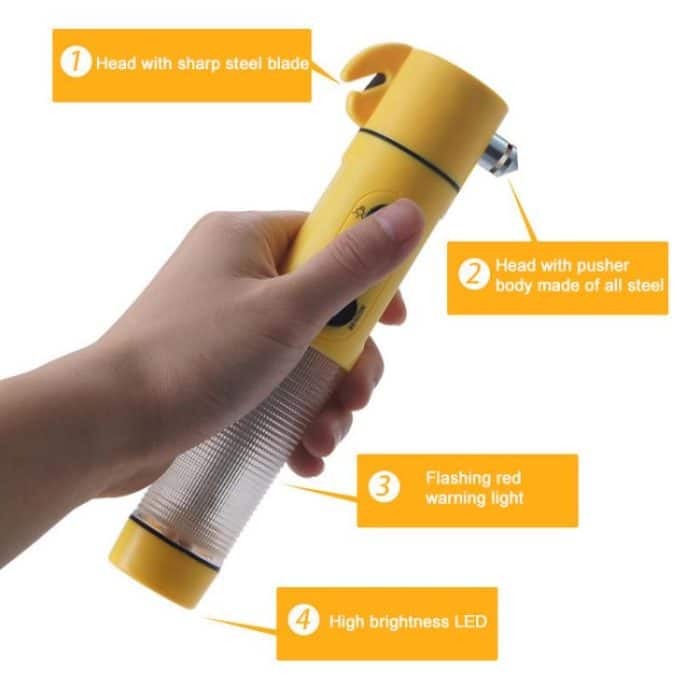 4 in 1 Multifunktions-Not-LED-Taschenlampe für die automatische Verwendung – Bild 3