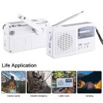 Multifunktions-tragbare SOLAR / CRABLED Dynamo Power LED-Taschenlampe mit AM / FM-Radio- und Handy-Ladegerät – Bild 4