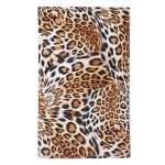 Faltbare Trendy Panther gemusterte Kosmetikbürstenetui Kit Set für Damen / 12-teilige Bürsten Gesichtspflegeprodukt – Bild 4