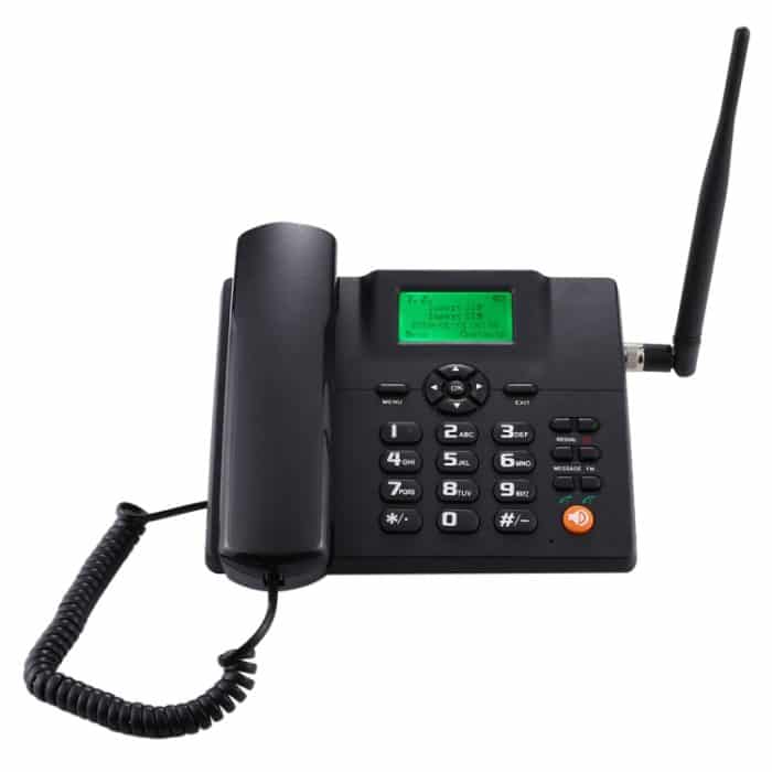 S-KP-0605.jpg ZT600S 2,4-Zoll-TFT-Bildschirm Feste drahtlose GSM-Business-Telefon, Quad-Band: GSM 850/900/1800 / 1900Mhz (schwarz) – Bild 1