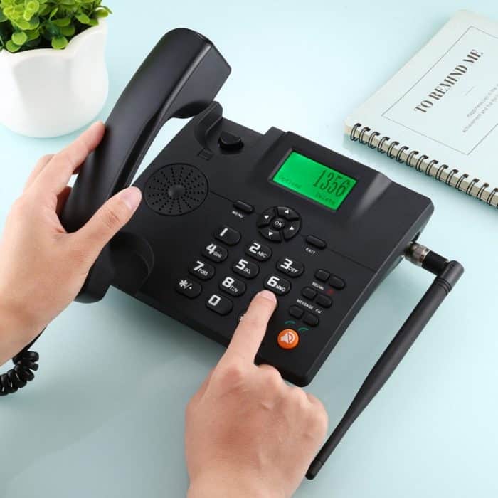 ZT600S 2,4-Zoll-TFT-Bildschirm Feste drahtlose GSM-Business-Telefon, Quad-Band: GSM 850/900/1800 / 1900Mhz (schwarz) – Bild 11