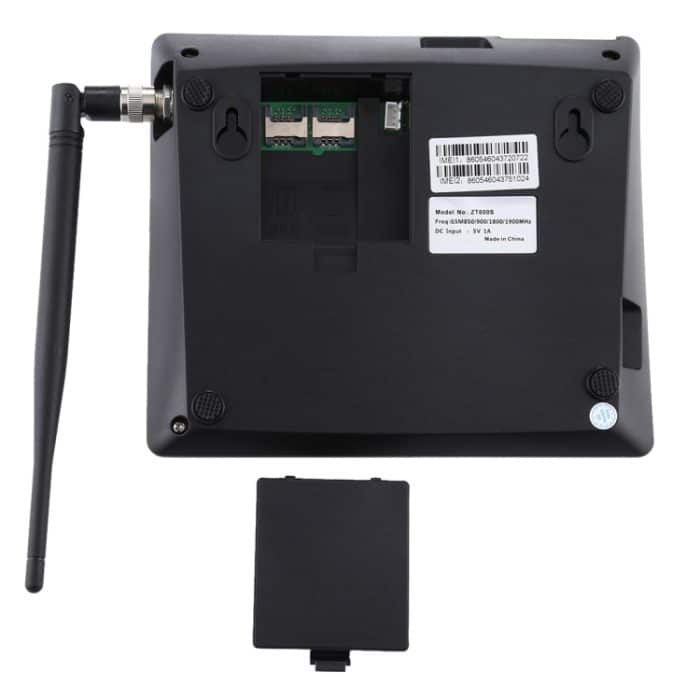 ZT600S 2,4-Zoll-TFT-Bildschirm Feste drahtlose GSM-Business-Telefon, Quad-Band: GSM 850/900/1800 / 1900Mhz (schwarz) – Bild 5